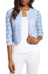 ANNE KLEIN BRODERIE LACE CARDIGAN,10713612