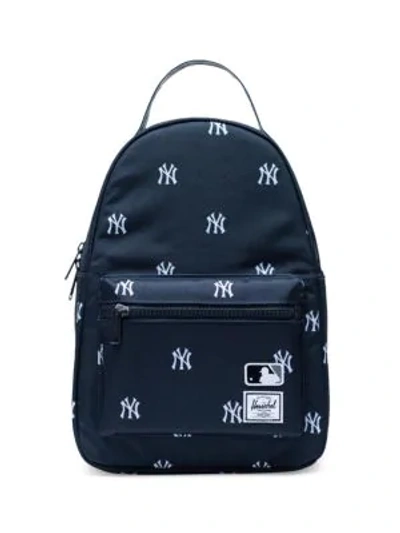 Herschel Supply Co Mlb Small Outfield Nova New York Yankees Backpack In Blue Navy