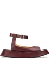 JIL SANDER PLATFORM SANDALS