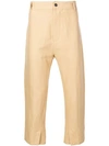 ANN DEMEULEMEESTER CROPPED TROUSERS