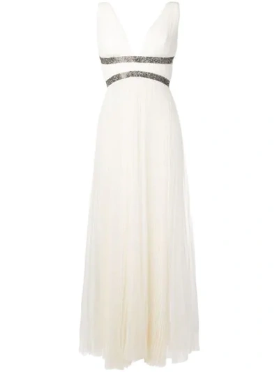 Maria Lucia Hohan Penelope Pleated Dress - 白色 In White