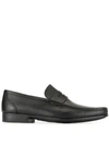 Magnanni Classic Flat Loafers In Black