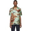 GIVENCHY GIVENCHY MULTICOLOR SILK WINGED BEAST SHIRT