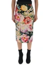 DOLCE & GABBANA DOLCE & GABBANA FLORAL PENCIL SKIRT