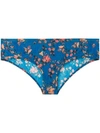 ISABEL MARANT ISABEL MARANT FLORAL BRIEFS - 蓝色