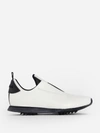Artselab Colour Block Hi-top Sneakers In Black & White
