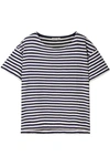 ALEX MILL STRIPED COTTON-JERSEY T-SHIRT