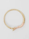 BURBERRY Gold and Palladium-plated Hoof and Hoop Bracelet