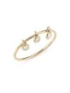 ZOË CHICCO WOMEN'S 14K YELLOW GOLD FLOATING DIAMOND TRIO RING,400010573464