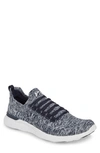 Apl Athletic Propulsion Labs Techloom Breeze Knit Running Shoe In Navy/ White/ Melange