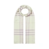 BURBERRY LIGHTWEIGHT CHECK WOOL AND SILK SCARF,3015676