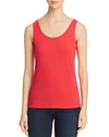 Nic And Zoe Nic+zoe Petites Perfect Scoop Neck Tank In Cosmo Red