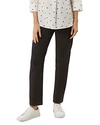 Hobbs London Paislyn Slim Straight-leg Chino Pants In Black