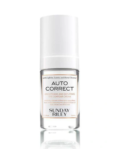 SUNDAY RILEY MODERN SKINCARE AUTO CORRECT BRIGHTENING AND DEPUFFING EYE CONTOUR CREAM,PROD219800331