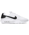 Nike Men's Oketo Air Max Casual Sneakers From Finish Line In White/black