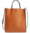 MARNI MUSEO SMALL COLORBLOCK LEATHER TOTE,SHMP0018U1 P2644