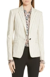 RAG & BONE MILLIE FRAYED BLAZER,W2924092C