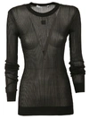 GIVENCHY SHEER LONGSLEEVED JERSEY TOP,10851334