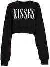 AMIRI AMIRIKISSES CROPPED SWEATSHIRT,10851221