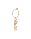 ATELIER PAULIN SINGLE PERSONALIZED BABY HOOP EARRING, 6-10,PROD219840060