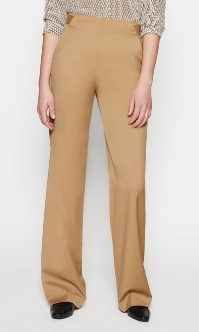 Equipment Cyrill Camel Wide-leg Wool Trousers