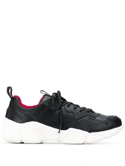 Tommy Hilfiger Chunky Lace-up Trainers In Black