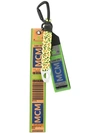 MCM LOGO PLAQUE KEYCHAIN