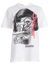 DSQUARED2 PRINTED T-SHIRT,10851998