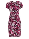 MICHAEL MICHAEL KORS FLORAL WRAP DRESS,10851606