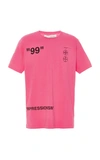 Off-white Impressionism-print T-shirt In Pink