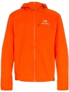 ARC'TERYX SQUAMISH LOGO PRINT HOODED JACKET