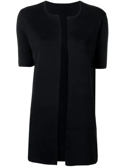 Sottomettimi Short-sleeved Cardigan - 黑色 In Black