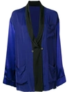 HAIDER ACKERMANN OVERSIZED SHAWL LAPEL BLAZER