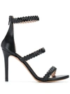 ALBANO TEXTURED STRAP PUMPS