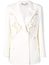 STELLA MCCARTNEY FLORAL EMBROIDERED BLAZER