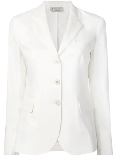 Alberto Biani Slim-fit Blazer In White