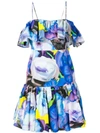 MSGM FRILLED MINI DRESS