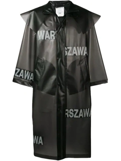 Misbhv Warszawa Coat In Black