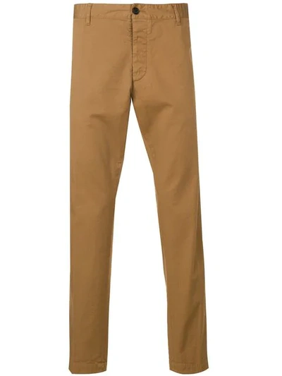 Dsquared2 Classic Straight Trousers In Neutrals