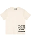 GUCCI OVERSIZE COTTON T-SHIRT WITH APPLIQUÉ