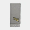 KENZO KENZO | Jumping Tiger Stole in Grey Wool