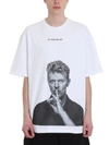 IH NOM UH NIT BOWIE SILENCE WHITE COTTON T-SHIRT,10852265