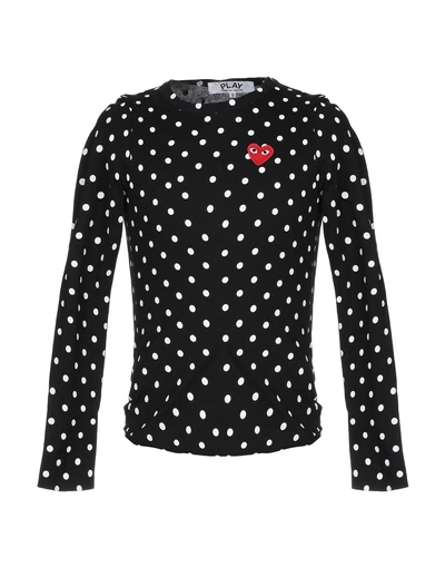 Comme Des Garçons Play T-shirt In Black