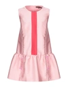 Space Style Concept Short Dress In Pink