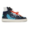 OFF-WHITE OFF-WHITE BLUE AND NAVY 3.0 OFF-COURT SNEAKERS