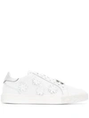 BLUMARINE FLOWER PATCH SNEAKERS