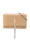 SAINT LAURENT SAINT LAURENT KATE TASSEL BAG - NEUTRALS