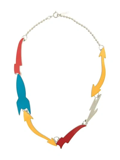 Marni Halskette In Colour-block-optik In Multicolour