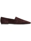 THE ROW SQUARE TOE LOAFERS