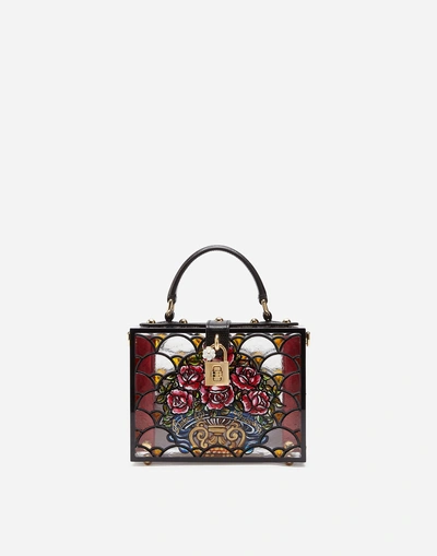 Dolce & Gabbana Dolce Box Bag In Inlaid Plexi In Multi-colored